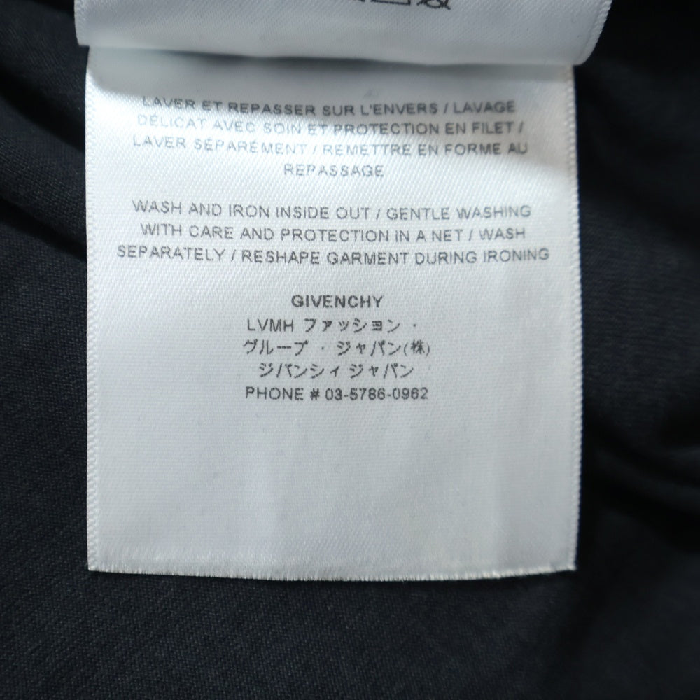 GIVENCHY(ジバンシィ) 22AW OVERLAPPED OVERSIZED FIT TEE BM716N3Y7X オーバーラップ 刺繍 半袖Tシャツ ダークグレー