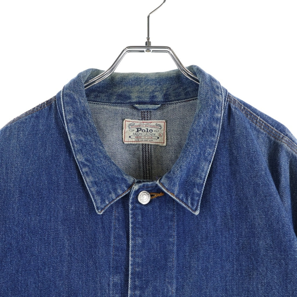 POLO RALPH LAUREN(ポロラルフローレン) 80-90s Denim Jacket デニムジャケット USA製 インディゴ