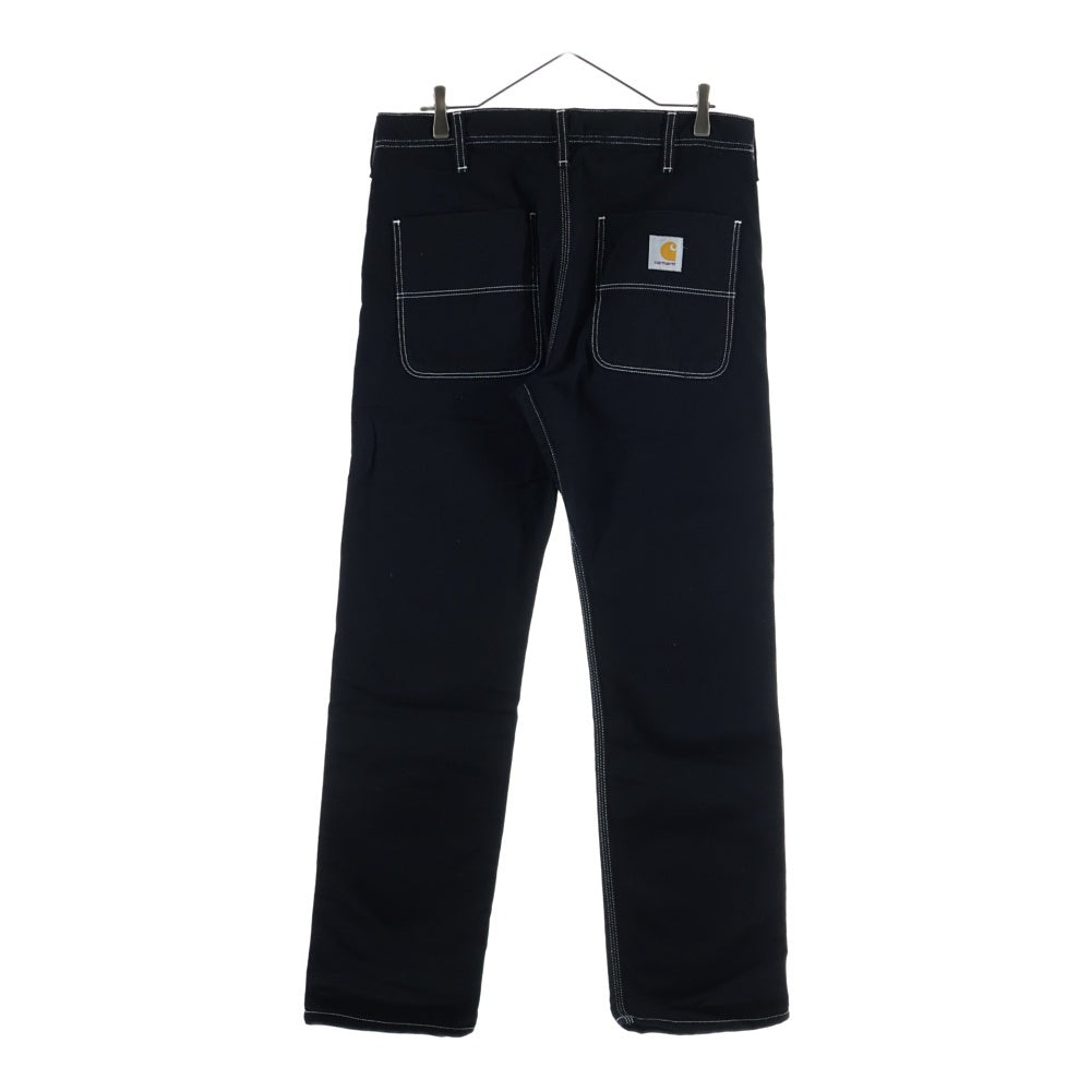Carhartt WIP(カーハート ダブリューアイピー) CHALK PANT チョーク パンツ ホワイトステッチ ブラック