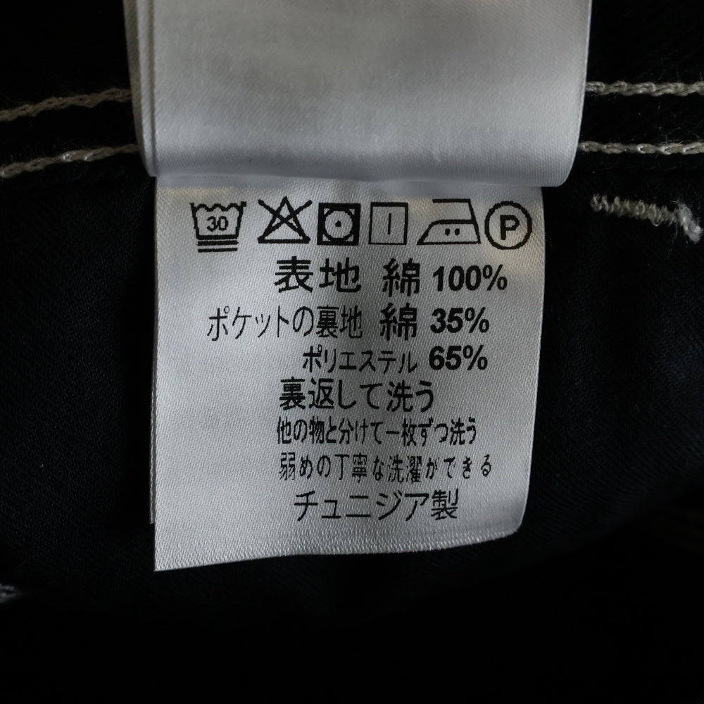 Carhartt WIP(カーハート ダブリューアイピー) CHALK PANT チョーク パンツ ホワイトステッチ ブラック