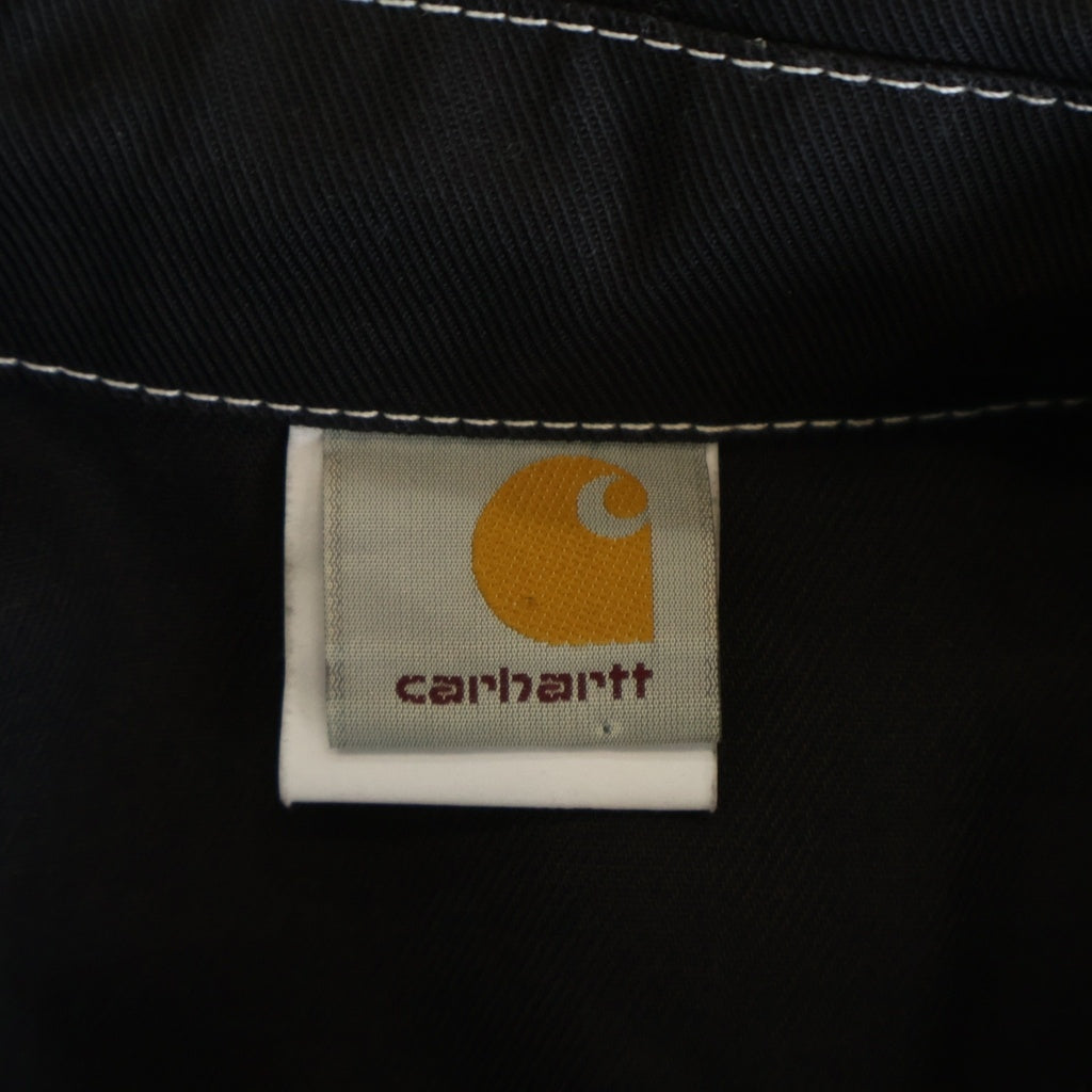 VETEMENTS(ヴェトモン) 17SS ×Carhartt カーハート オーバーサイズ デニム ワークシャツ MSS17CW4 ブラック