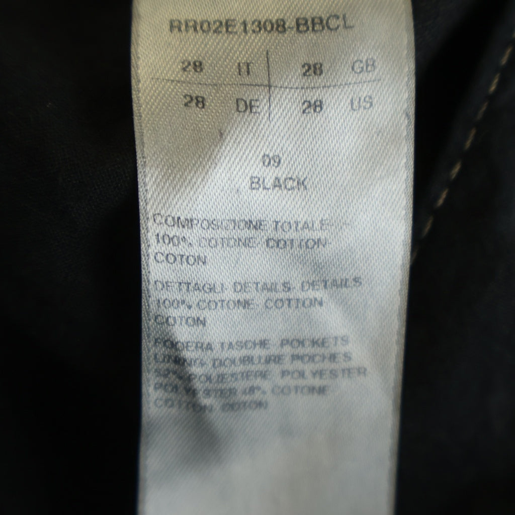 Rick Owens(リックオウエンス) JORIS TROUSER ドッキングフレアデニムパンツ ブラック RR02E1308-BBCL