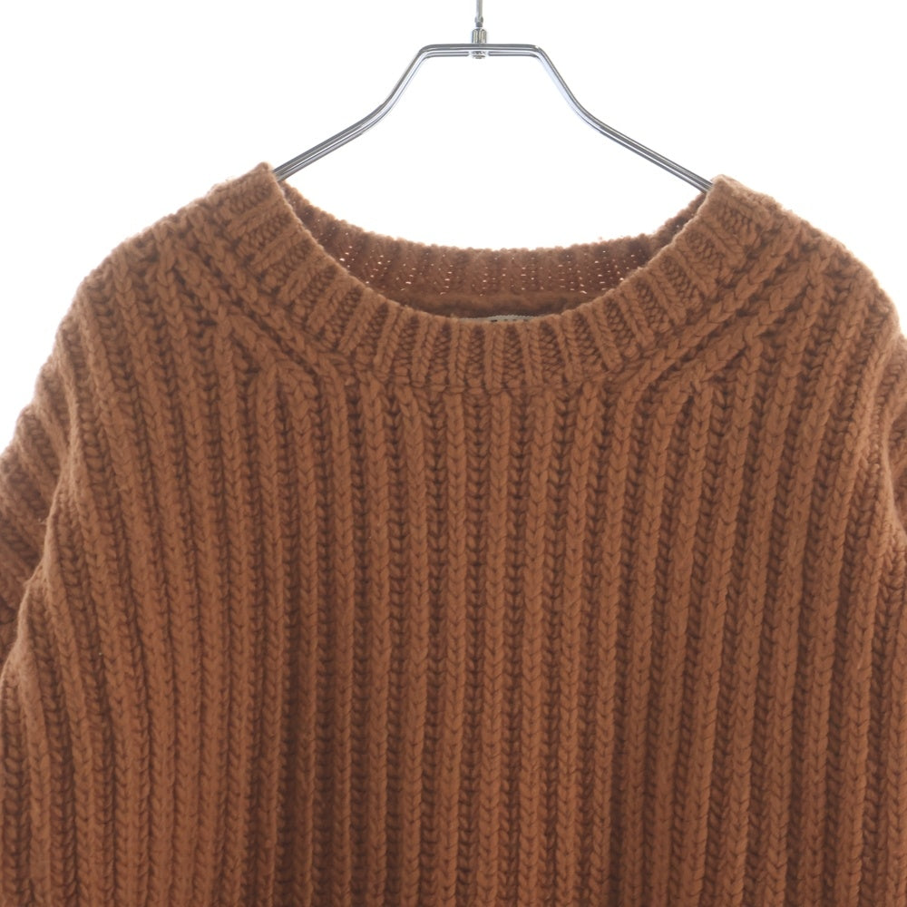AURALEE(オーラリー) SUPER MILLED RIB KNIT スーパーミルド リブ ニット セーター ニット オレンジ A7AP03RW