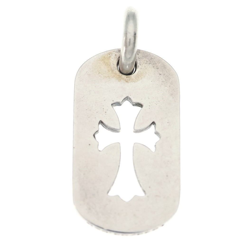 CHROME HEARTS(クロムハーツ) D TAG SML CO CRS カットアウトクロスドッグタグ スモール ペンダントトップ シルバー BCA242