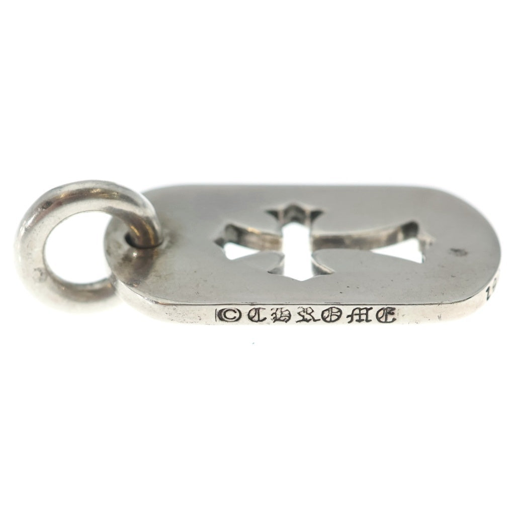 CHROME HEARTS(クロムハーツ) D TAG SML CO CRS カットアウトクロスドッグタグ スモール ペンダントトップ シルバー BCA242