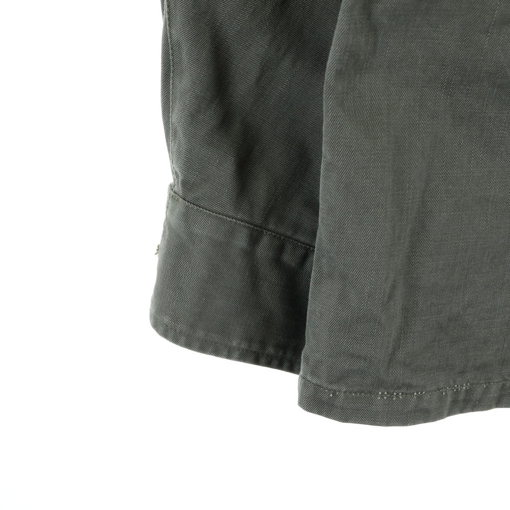 NO BRAND(ノーブランド) tivoLi surf shop WN'W SHIRTS 2 チボリサーフショップ ワークシャツジャケット ミリタリージャケット カーキ