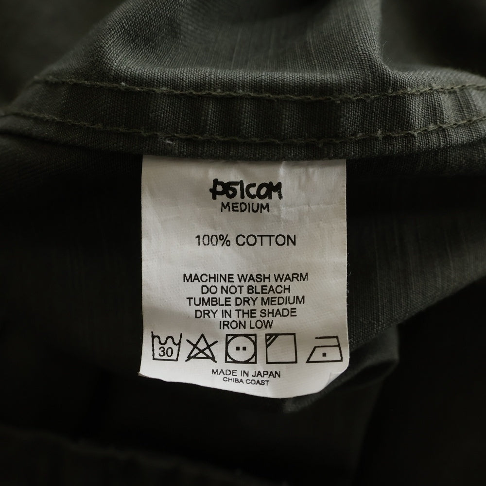 NO BRAND(ノーブランド) tivoLi surf shop WN'W SHIRTS 2 チボリサーフショップ ワークシャツジャケット ミリタリージャケット カーキ
