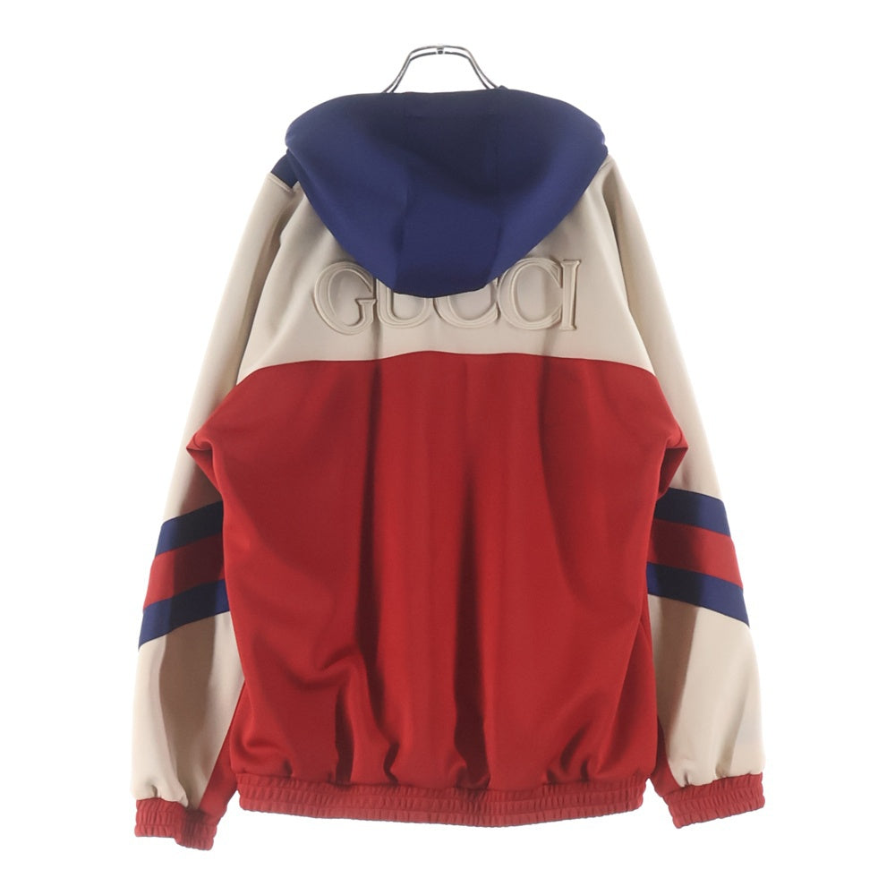 GUCCI(グッチ) Neoprene Half-Zip Webbed Jacket 706413 XJETH ハーフジップ ウェブジャケット マルチカラー