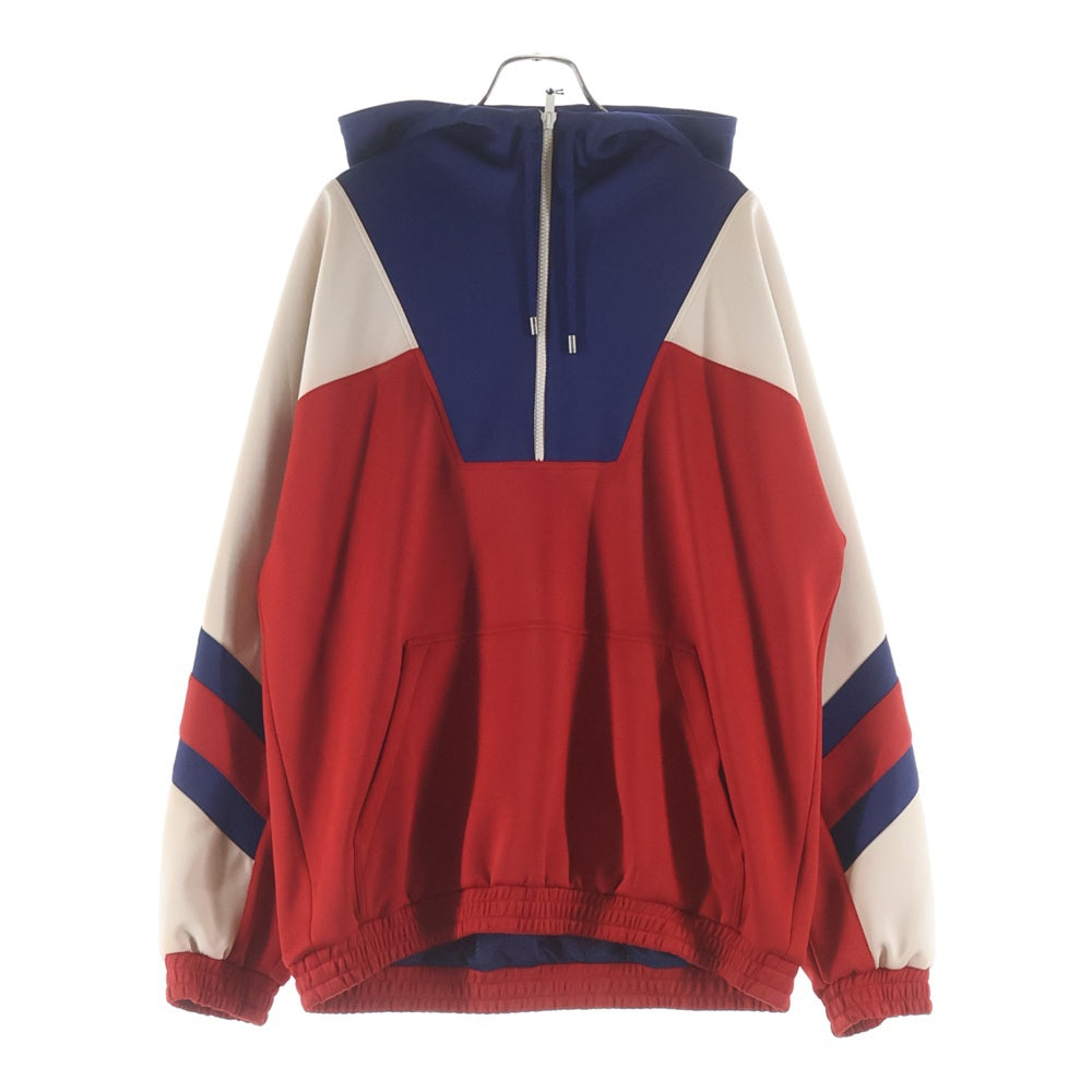 GUCCI(グッチ) Neoprene Half-Zip Webbed Jacket 706413 XJETH ハーフジップ ウェブジャケット マルチカラー