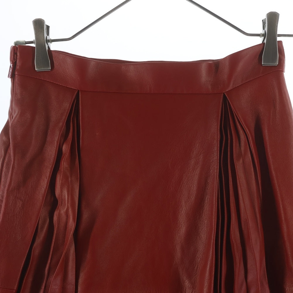 GUCCI(グッチ) Leather Skirt 662340 XN336 レザー スカート レディース レッド