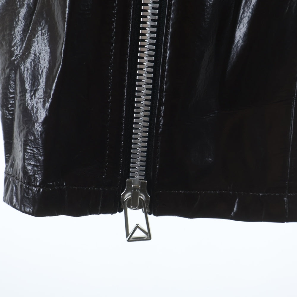 BOTTEGA VENETA(ボッテガヴェネタ) ZIPPED TROUSORES 683490 V1D20 ラムスキン ジップディティールパンツ レディース ブラウン