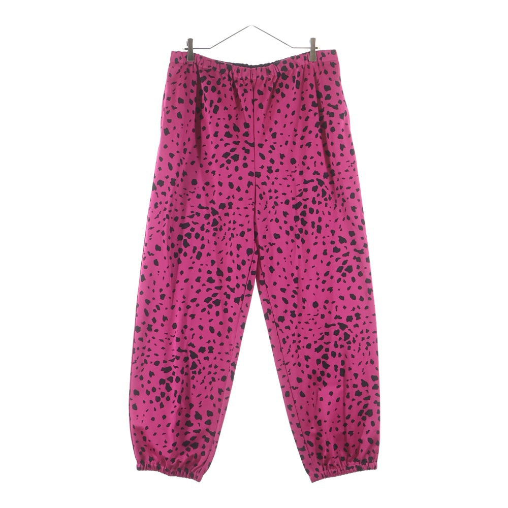 GUCCI(グッチ) ×MLB Animal Print Jersey Jogger 720051 XJE0Q アニマルプリント 総柄バックポケットロゴパンツ ピンク