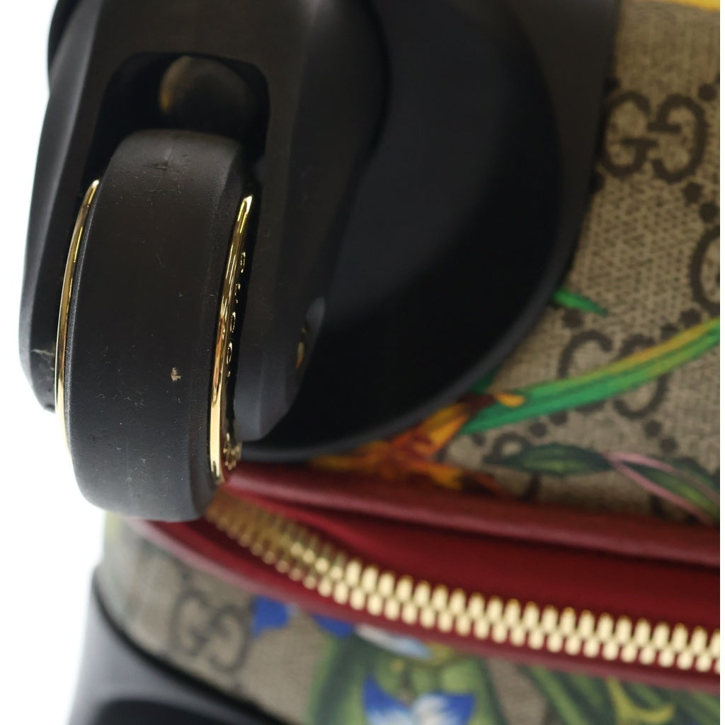 GUCCI(グッチ) GG FLORAL SUITCASE 451003 GGスプリーム フローラル総柄 キャリーケース マルチカラー レディース