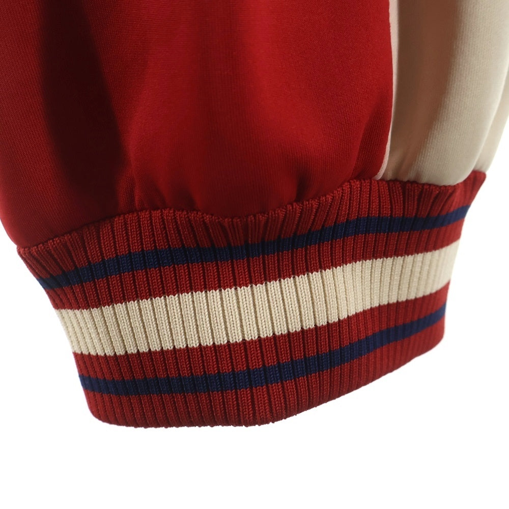 GUCCI(グッチ) Neoprene Track Webbed Pant 715190 XJETH サイドロゴ トラックパンツ レッド