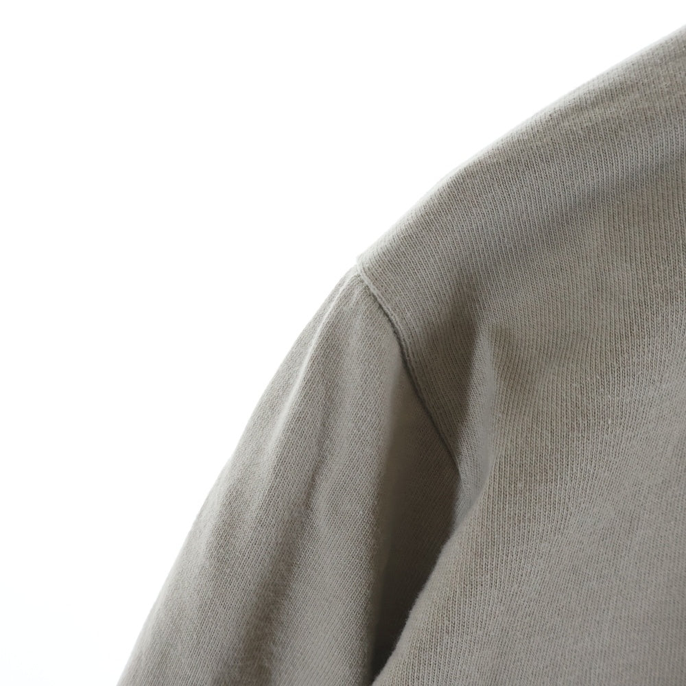 Rick Owens(リックオウエンス) 23AW LUXOR Crewneck Long Sleeve Tee クルーネック 長袖Tシャツ ロンT コットン グレー RU02C7277-BA