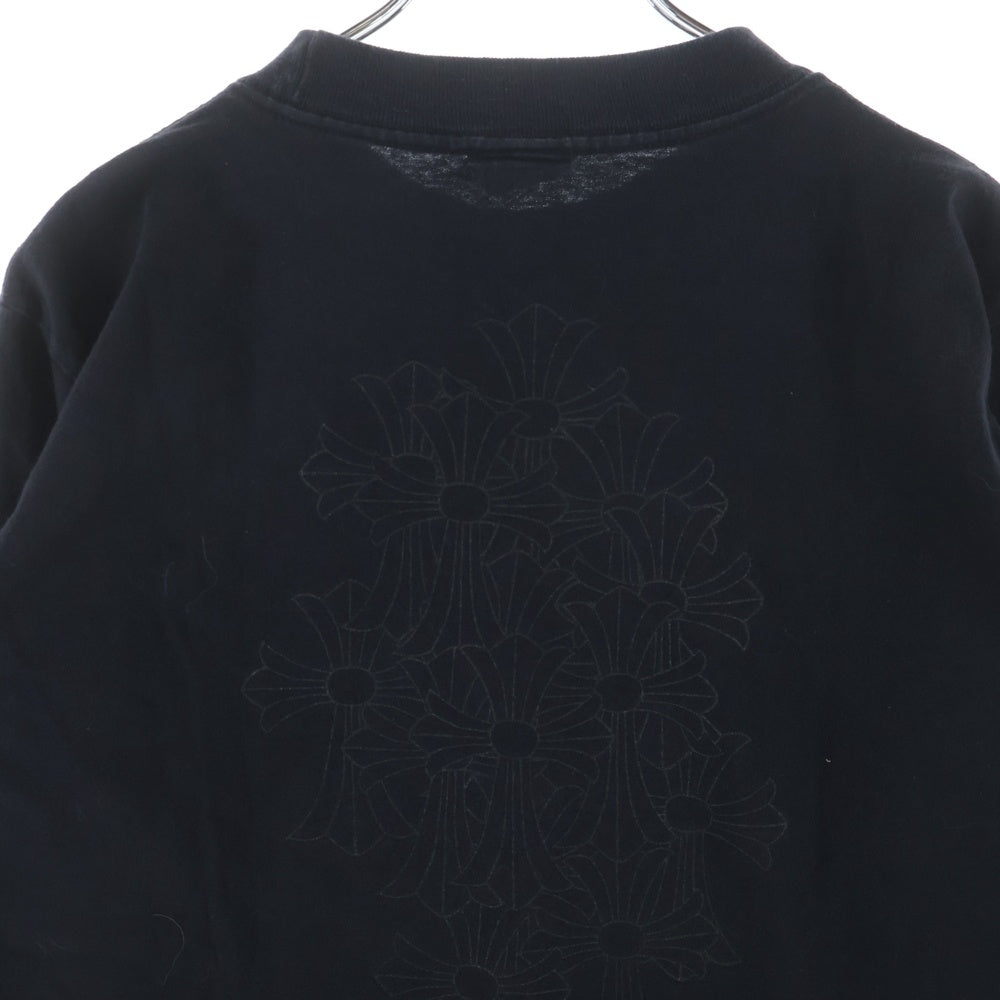 CHROME HEARTS(クロムハーツ) OLD Back Cemetery L/S オールドモデル バックセメタリー ホースシュープリントポケット ロングスリーブ 長袖Tシャツ 長袖カットソー ブラック