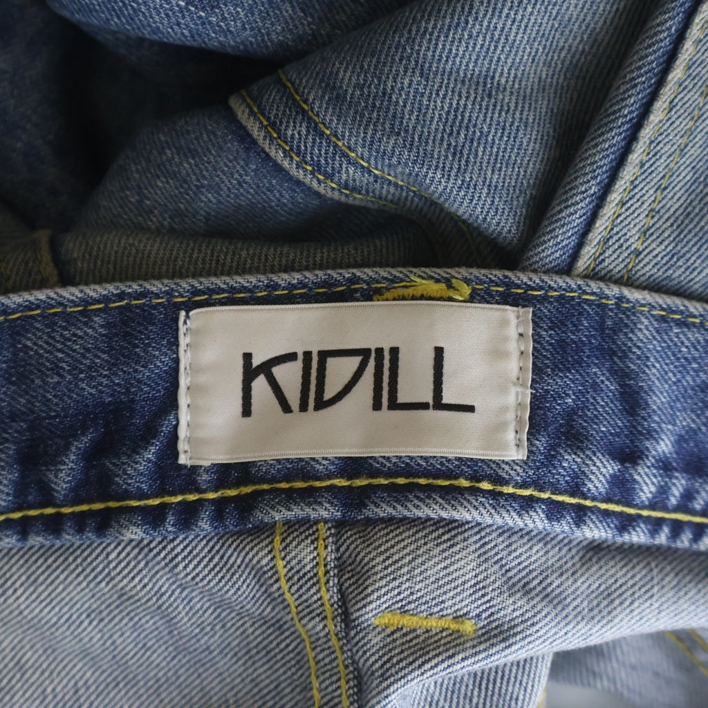 KIDILL(キディル) ブーツカット フレアデニム ボタンフライ インディゴ KL468