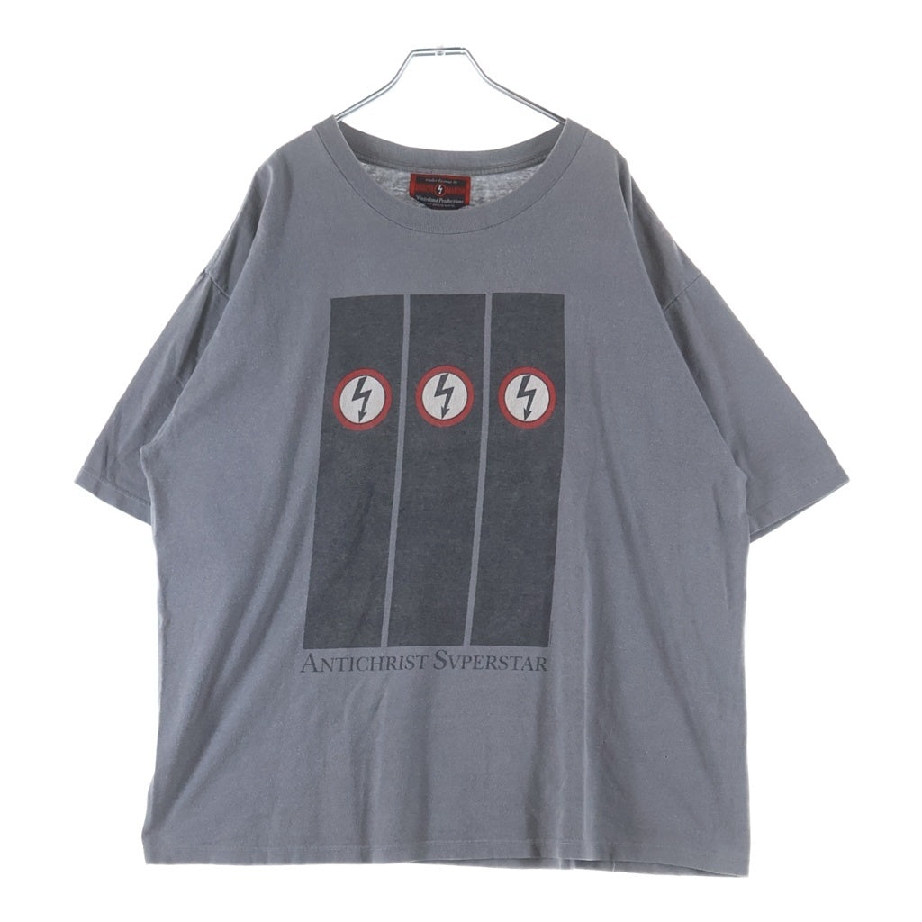 VINTAGE(ヴィンテージ) 90s MARILYN MANSON REPENT マリリンマンソン レペント バンド マンソンタグ 半袖Tシャツ カットソー グレー