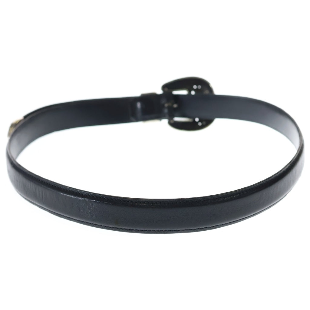 CHROME HEARTS(クロムハーツ) 3PC Leather Belt ケルティックタロン レザーベルト シルバー ブラック