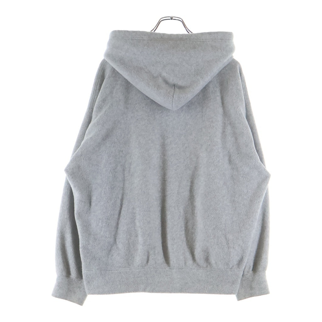 O- 0-CHO-RUI.LAB(オーレイチョウルイラボ) FLEECE HOODIE ドローコード フリースプルオーバーフーディ グレー