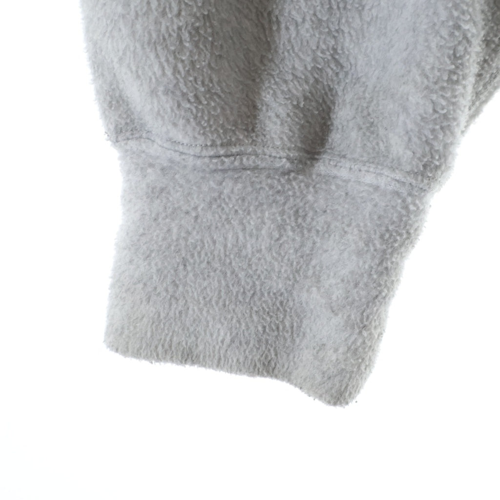O- 0-CHO-RUI.LAB(オーレイチョウルイラボ) FLEECE HOODIE ドローコード フリースプルオーバーフーディ グレー