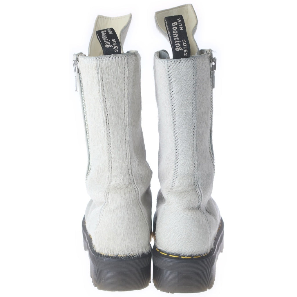 Rick Owens(リックオウエンス) × Dr.Martens 18 HOLE BOOTS ×ドクターマーチン ロングレースアップ ブーツ 1918RO グレー