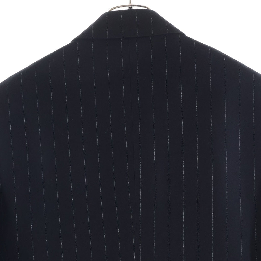 SAINT LAURENT PARIS(サンローランパリ) ストライプ柄 3B ダブルブレスト ウールテーラードジャケット ブラック 771647 Y1H24