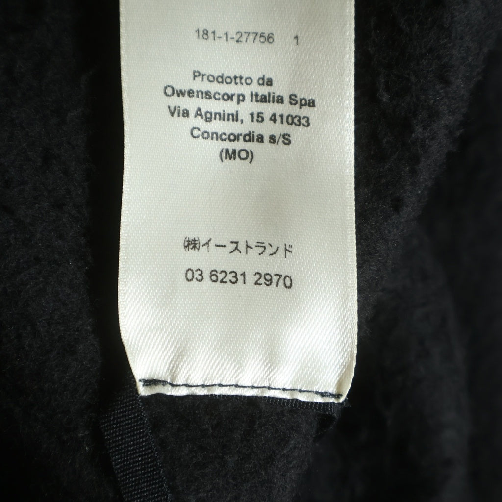 Rick Owens(リックオウエンス) 25SS SHORT CREWNECK LS T クルーネック スウェット トレーナー ブラック
