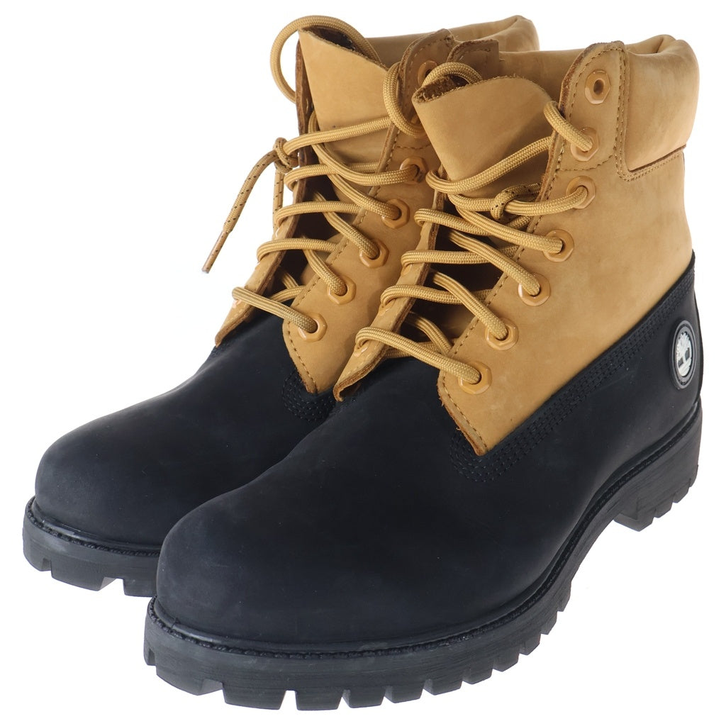 Timberland(ティンバーランド) 6インチ プレミアム ウォータープルーフ ハイカット ブーツ ブラック/キャメル