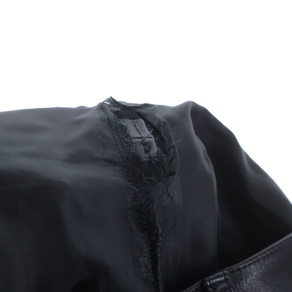 BLACK MEANS(ブラックミーンズ) × LABRAT Leather Pants ラブレット カウレザー パンツ ブラック