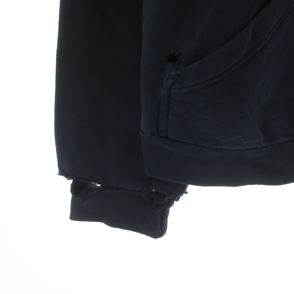 RAF SIMONS(ラフシモンズ) 02AW Virginia Creeper期 Roots Hoodie ヴァージニアクリーパー ルーツフーディー パーカー 両面プリント ブラック