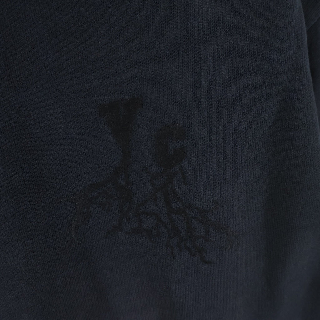 RAF SIMONS(ラフシモンズ) 02AW Virginia Creeper期 Roots Hoodie ヴァージニアクリーパー ルーツフーディー パーカー 両面プリント ブラック