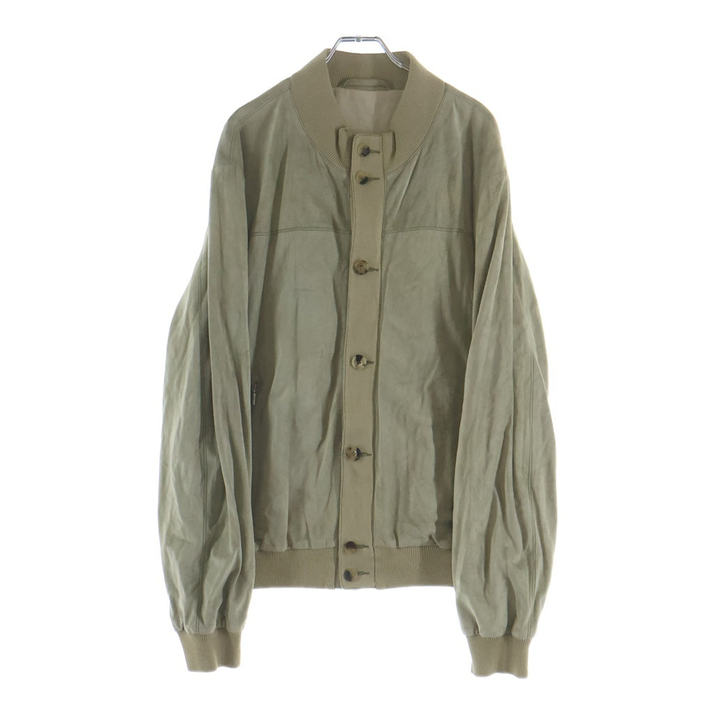 Brioni(ブリオーニ) Zip Up Jacket スエード ジップアップ ジャケット カーキ