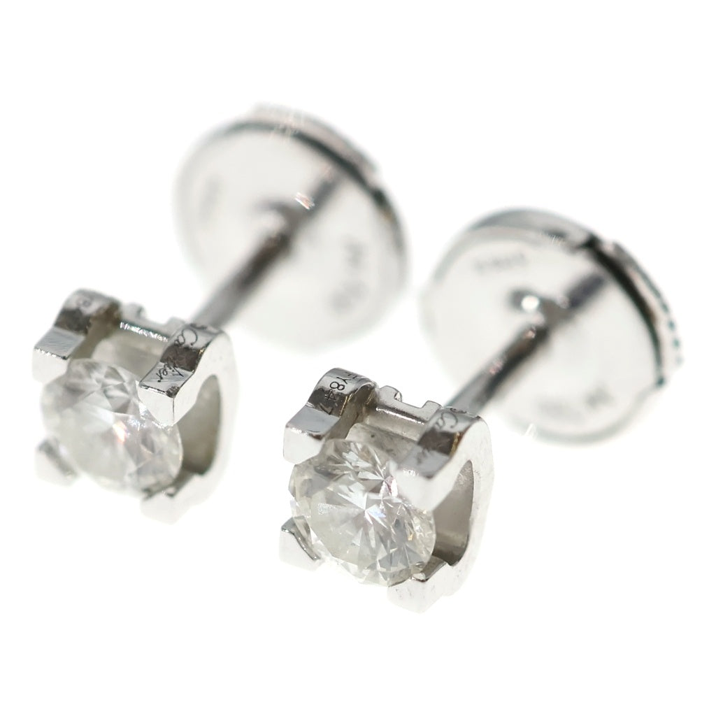 カルティエ　Cドゥカルティエ　ロゴダイヤピアス K18 Cartier(カルティエ) 18K C de Cartier earrings C ドゥ カルティエ