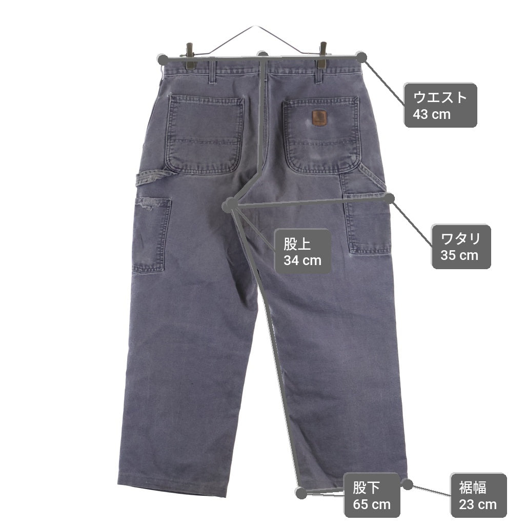 CARHARTT(カーハート) 90s Dungaree Fit Pant ダック デニム パンツ ペトロールブルー