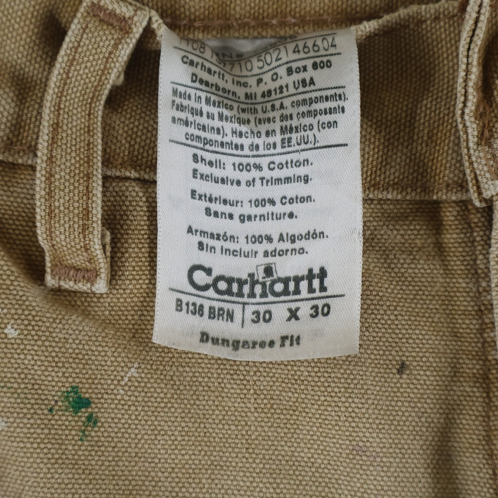 CARHARTT(カーハート) 90-00s Loose Original Double Knee Pant ダックペインター ダブルニー デニム パンツ ブラウン