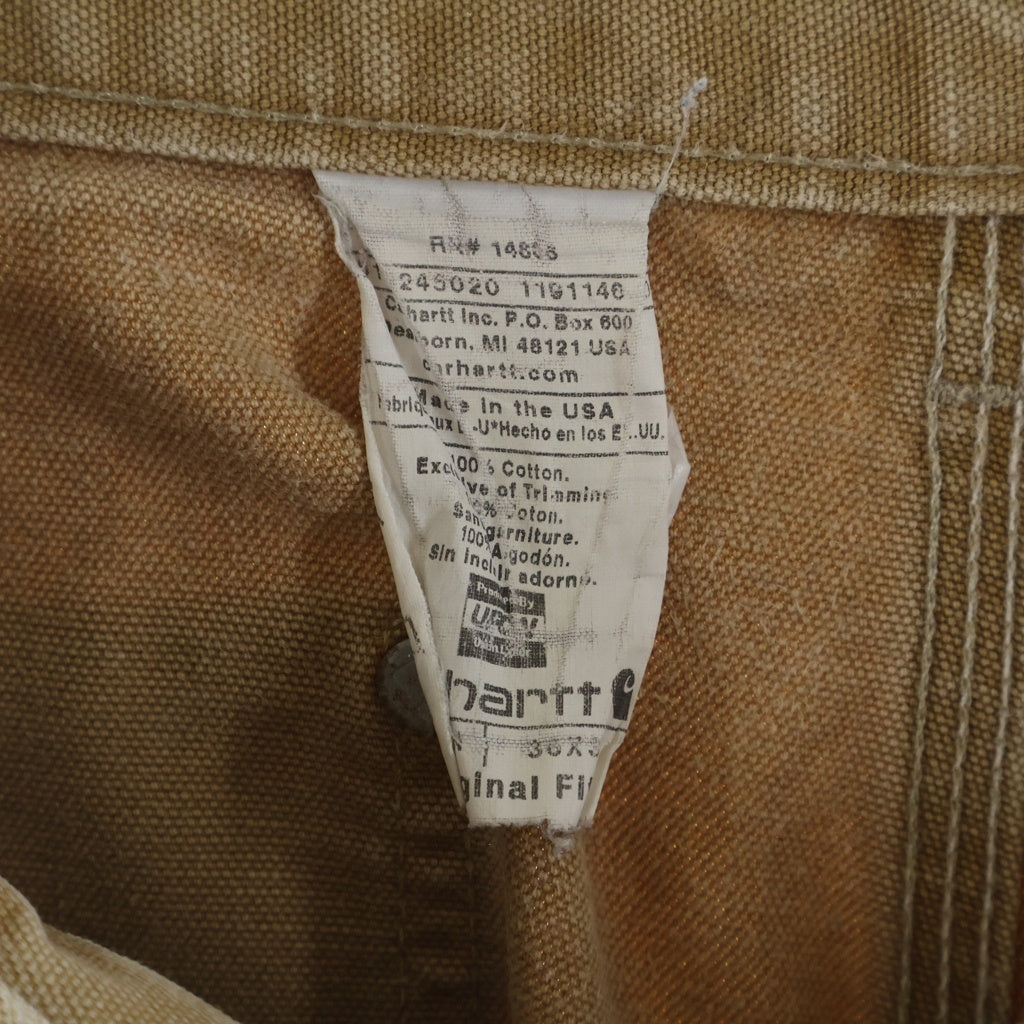 CARHARTT(カーハート) 90-00s Dungaree Fit Double Knee Pant ダックダブルニー デニム パンツ ブラウン