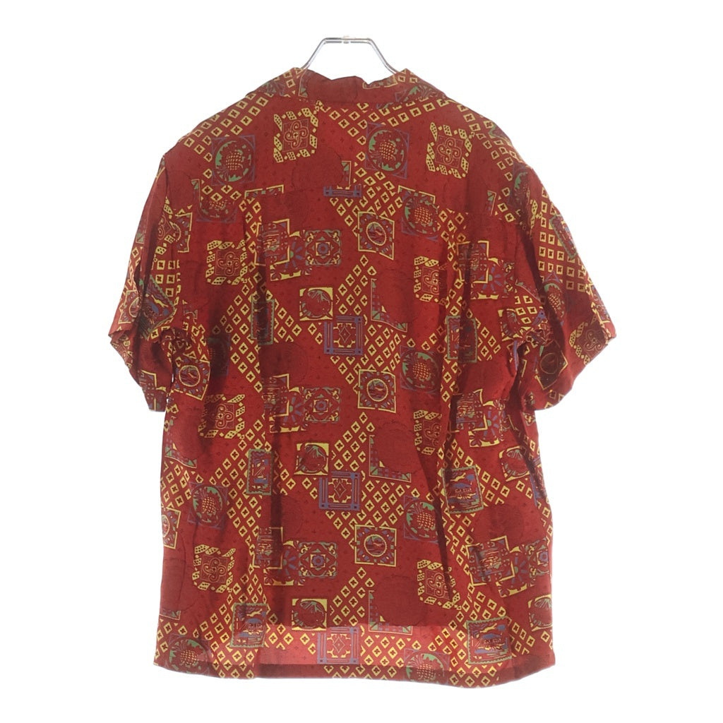 VINTAGE(ヴィンテージ) 50s Hawaiian Shirt ハワイアンシャツ 半袖シャツ アロハシャツ バンダナ柄 レッド