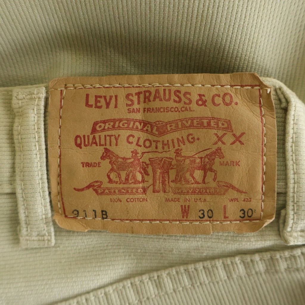 Levi's(リーバイス) 60s 911B PIQUE PANTS ピケパンツ BIG-E コーデュロイパンツ ジップフライ ビッグイー 42TALON ボタン裏刻印E