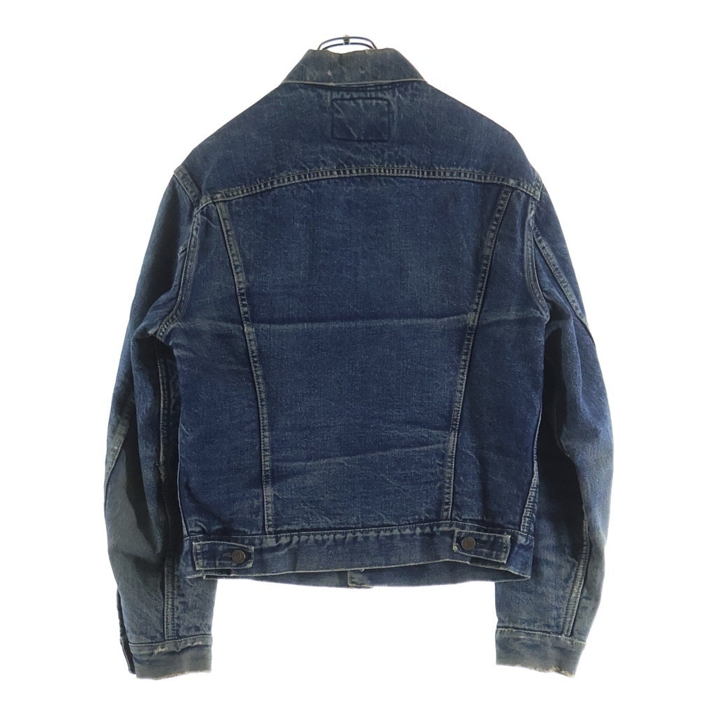 Levi's(リーバイス) 60s VINTAGE 559XX 3rd BIGE ヴィンテージ 最初期 ボタン裏刻印17 両面タブ 均等V ブランケット付き トラッカーデニムジャケット インディゴ