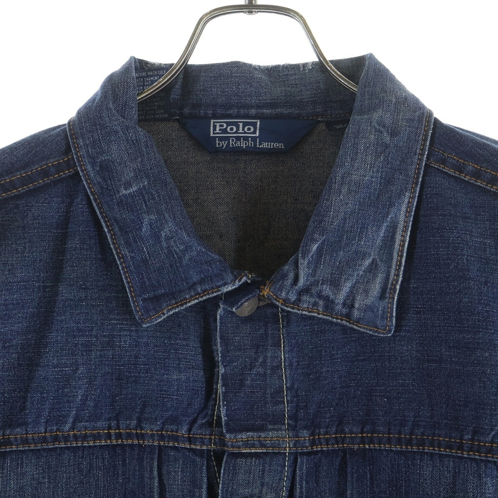 POLO RALPH LAUREN(ポロラルフローレン) 90s VINTAGE 2nd Denim Jacket ヴィンテージ デニムジャケット インディゴ