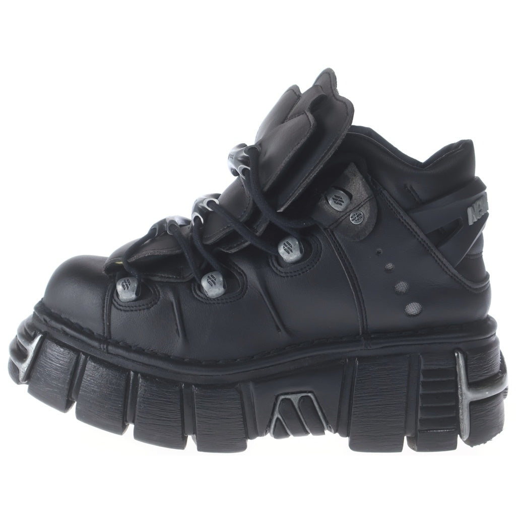 NEW ROCK(ニューロック) Platform Sneaker プラットフォーム スニーカー ブーツ 厚底 ブラック