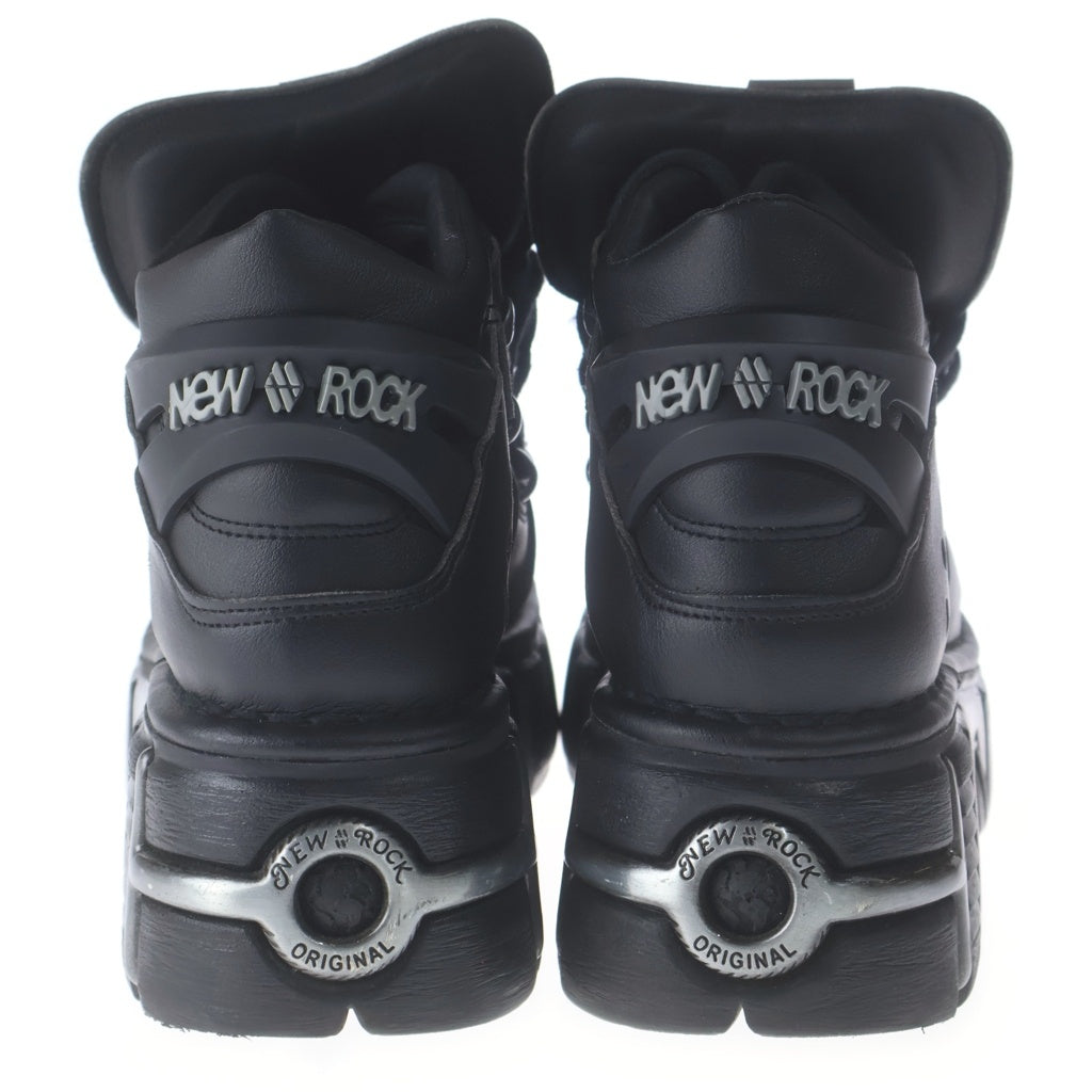 NEW ROCK(ニューロック) Platform Sneaker プラットフォーム スニーカー ブーツ 厚底 ブラック