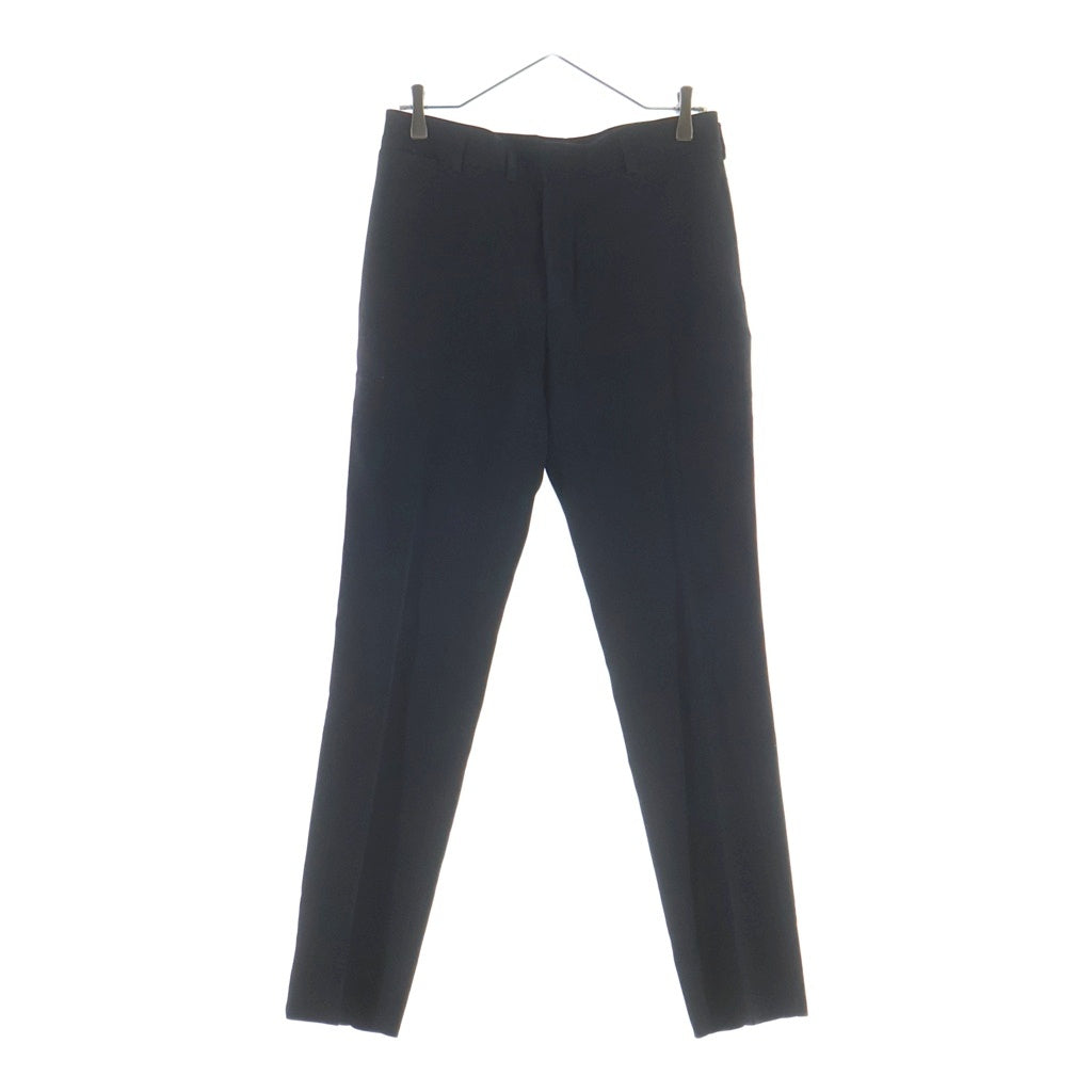 SAINT LAURENT PARIS(サンローランパリ) 18AW ウールサージ スラックスパンツ ブラック 509486 Y404W