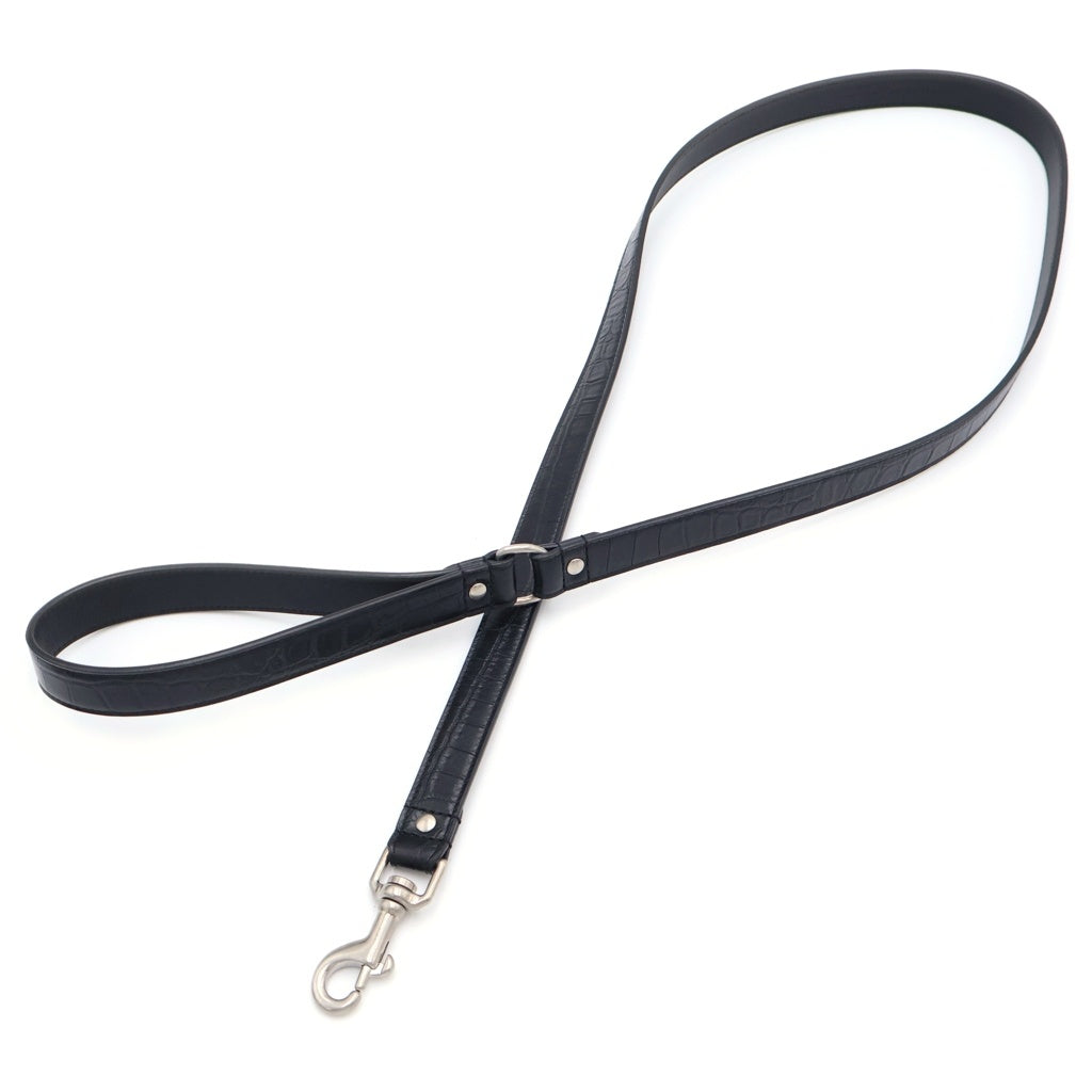 SAINT LAURENT PARIS(サンローランパリ) SHOULDER STRAP GRZ593702 クロコ型押し ショルダーストラップ ブラック