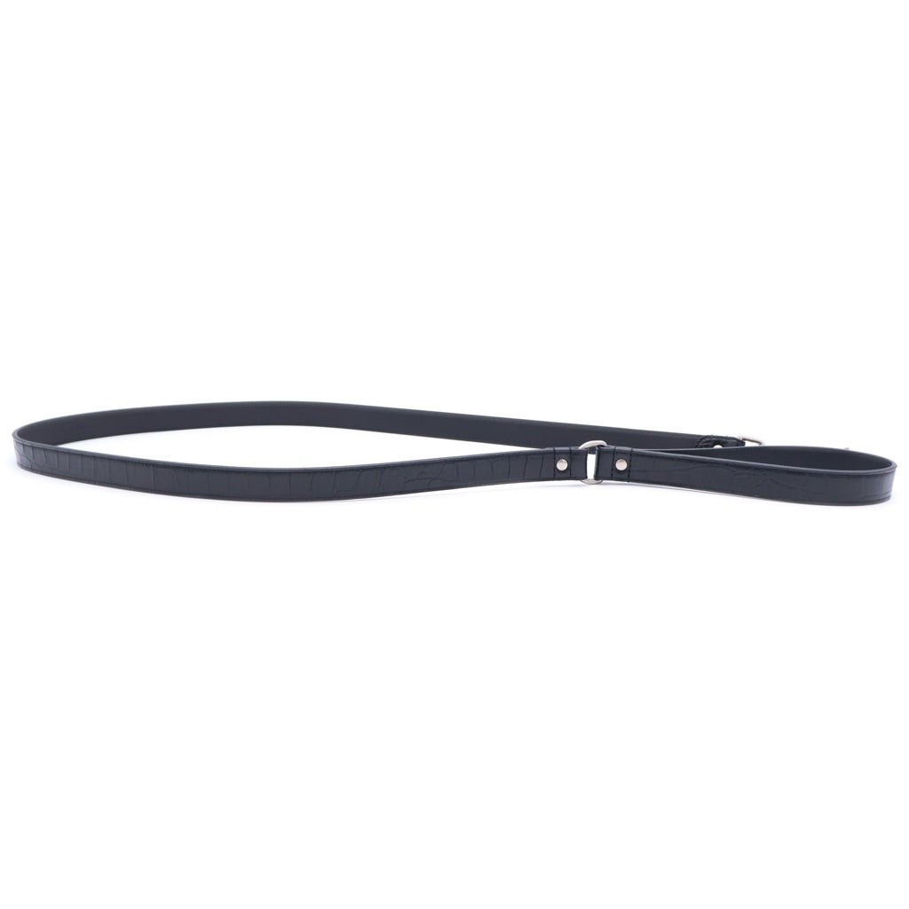 SAINT LAURENT PARIS(サンローランパリ) SHOULDER STRAP GRZ593702 クロコ型押し ショルダーストラップ ブラック