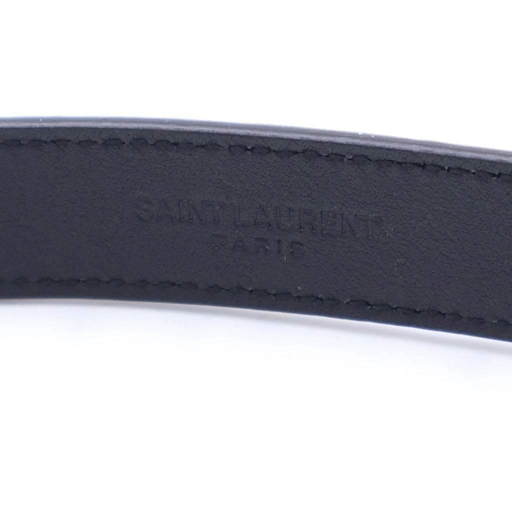 SAINT LAURENT PARIS(サンローランパリ) SHOULDER STRAP GRZ593702 クロコ型押し ショルダーストラップ ブラック