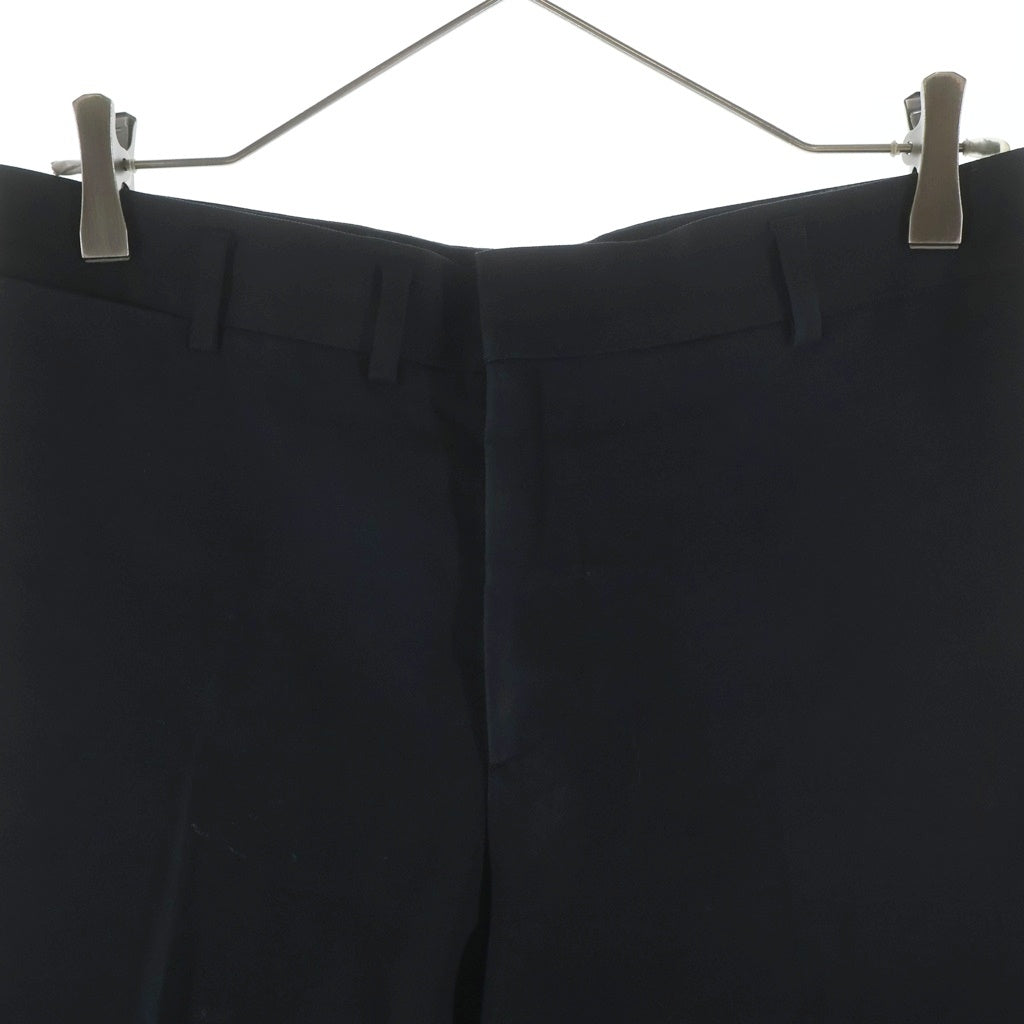 SAINT LAURENT PARIS(サンローランパリ) 18AW ウールサージ スラックスパンツ ブラック 509486 Y404W
