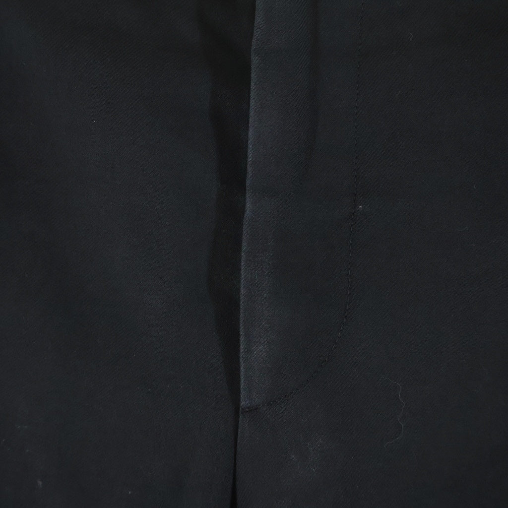 SAINT LAURENT PARIS(サンローランパリ) 18AW ウールサージ スラックスパンツ ブラック 509486 Y404W