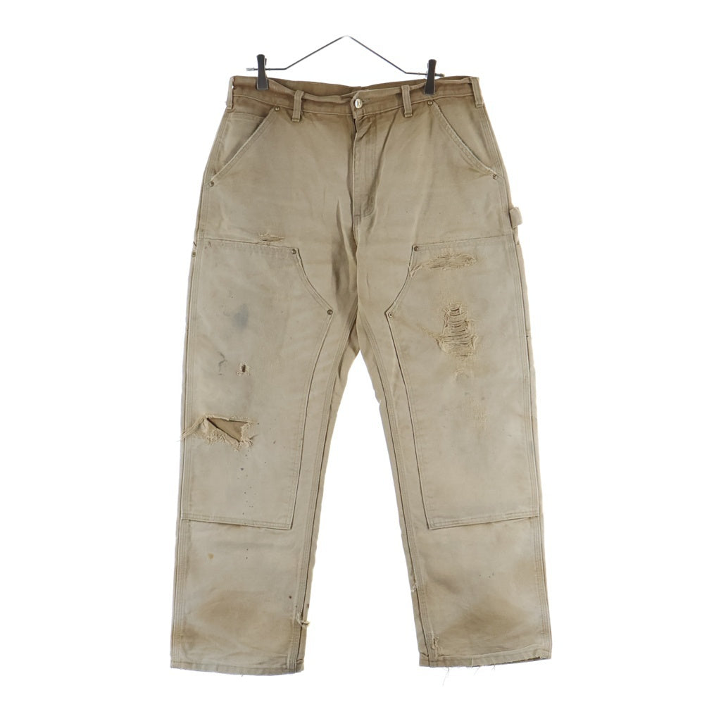 CARHARTT(カーハート) DOUBLE KNEE CARPENTER DUCK PANTS B136 BRN ダブルニー カーペンター ダックパンツ ブラウン